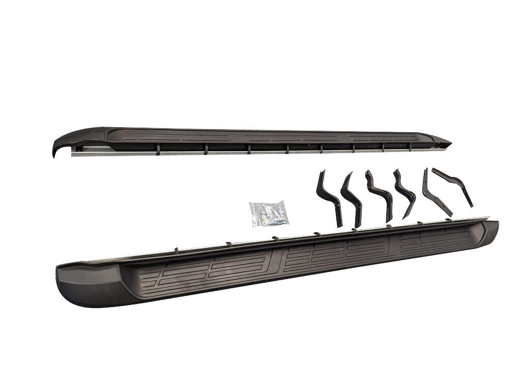 SIDE STEPS RUNNING BOARDS PAIR FOR TOYOTA HILUX MK8 2016 ONWARDS 100% OEM STYLE